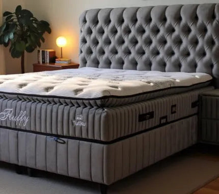 Boxspring Met Opbergruimte - Fluffy