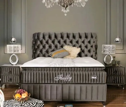 Boxspring Met Opbergruimte - Fluffy