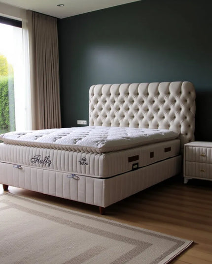 Boxspring Met Opbergruimte - Fluffy