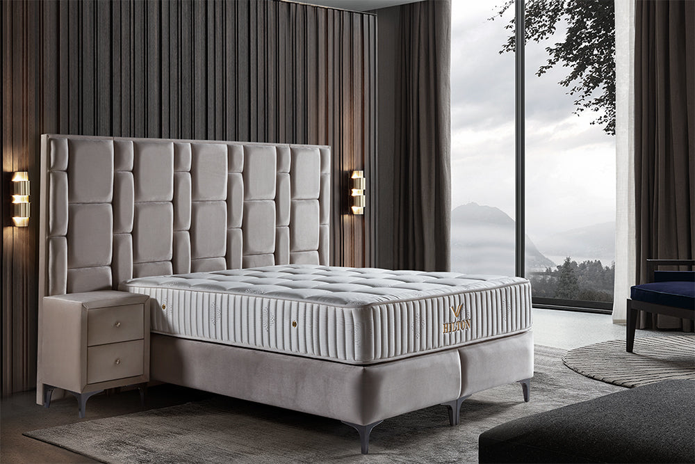 Boxspring Met Opbergruimte En Nachtkastjes | Luxury