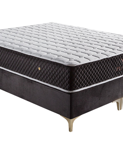Boxspring avec espace de rangement | platine