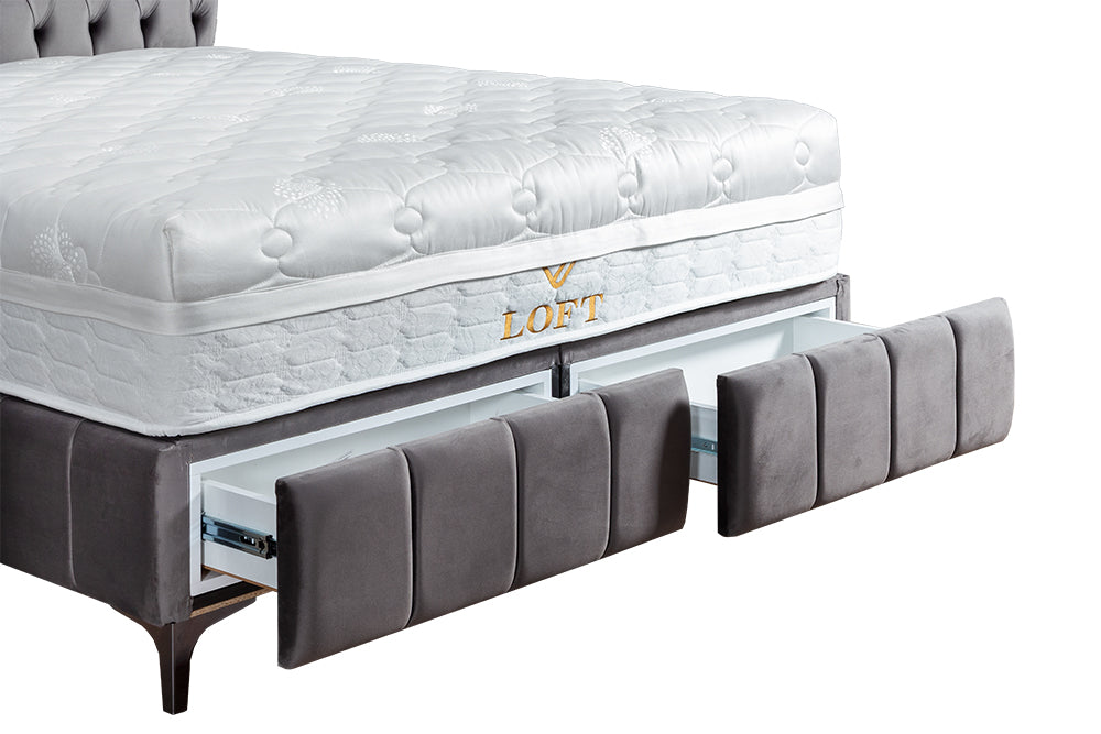 Boxspring Met Opbergruimte En Lade | Loft